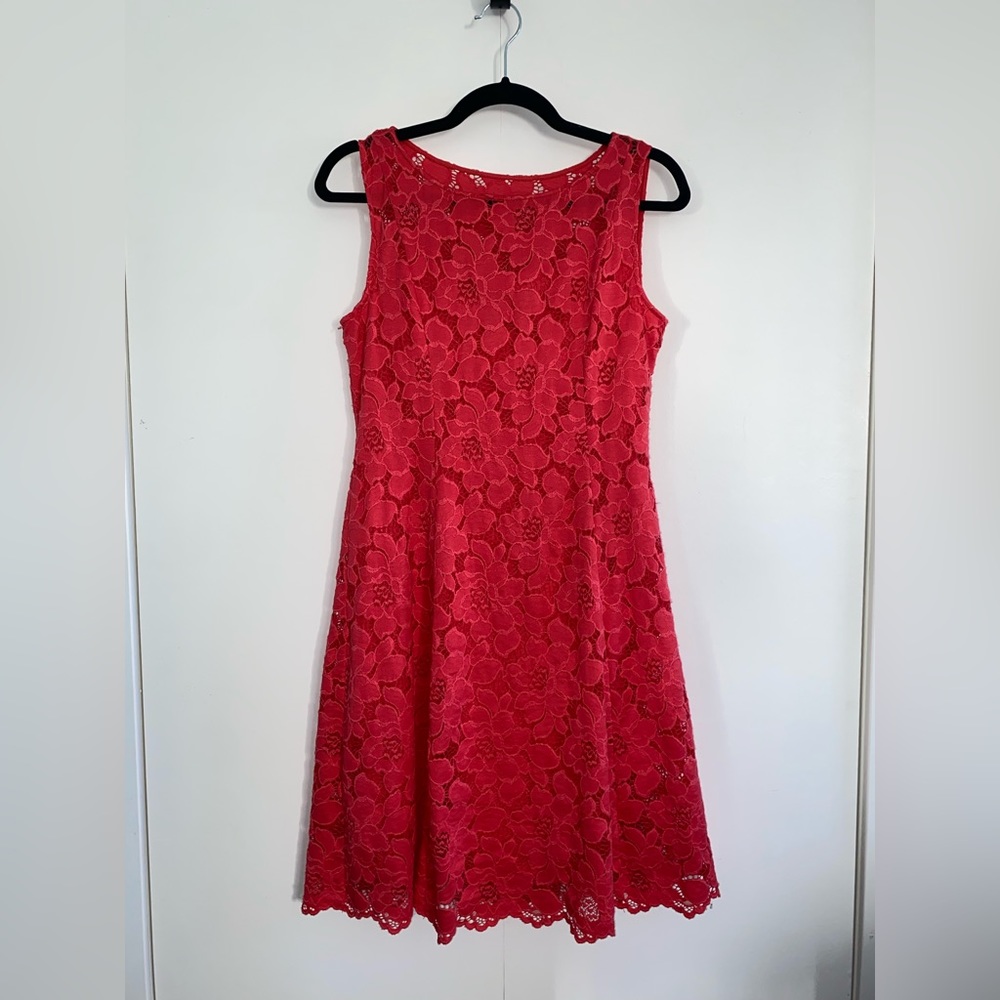 Liz Claiborne Red-ish colored Lace Dress